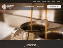 Tablet Screenshot of bgcoffeehouse.com